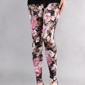 NWOT Shirimiri London floral lace tights leggings